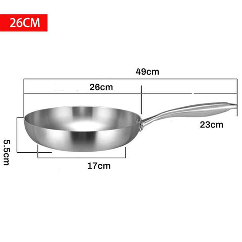 Frigideira Tripla Camada, Frigideira Inox Profissional, Frigideira Inox para Indução, Frigideira com Alumínio, Frigideira Inox 304, Frigideira de Aço Inoxidável, Utensílio Gourmet Inox, Frigideira Alta Performance, Frigideira Sem Revestimento, Frigideira Inteligente, Frigideira KitchenCo