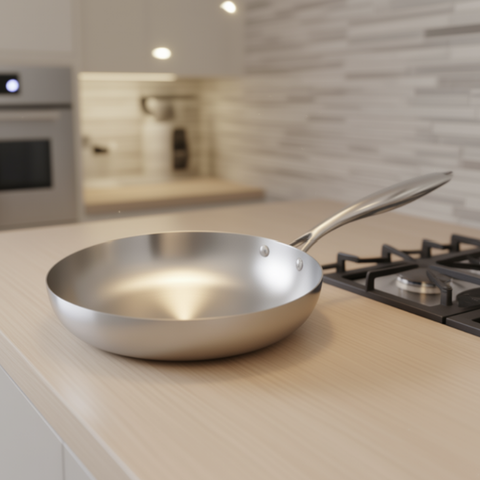 Frigideira Inox Supercondutora de Camada Tripla