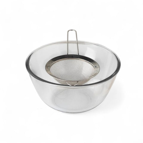 Peneira Inox, Coador Inox, Kit Peneira, Utensílios de Cozinha, Fritura, Peneira de Malha Fina, Peneira de Aço, Cozinha