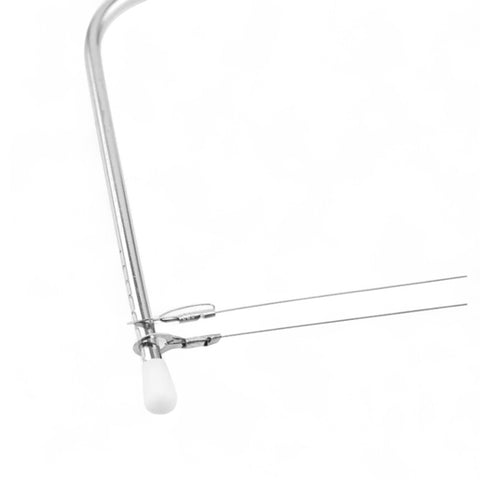 Cortador de Bolo, Nivelador de Bolo, Cortador Inox, Nivelador com Fio Duplo, Utensílio para Confeitaria, Acessório de Cozinha, Fatiador de Bolos, Confeitaria