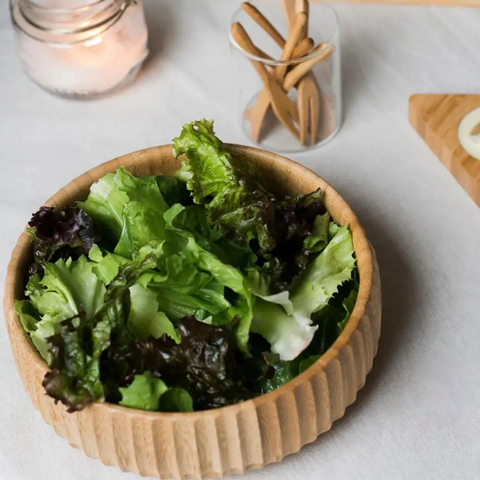 Tigela de Bambu, Bowl de Bambu, Bowl de Madeira, Pote de Madeira, Saladeira de Bambu, Saladeira de Madeira Kitchen&Co